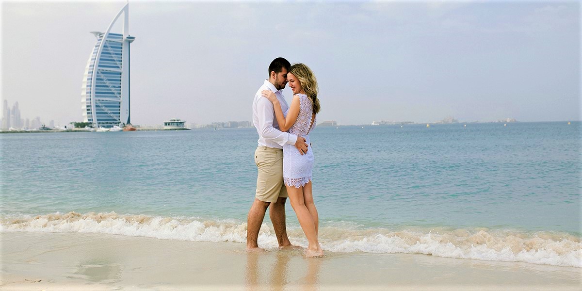 Pre-wedding shoot at Beaches in Dubai